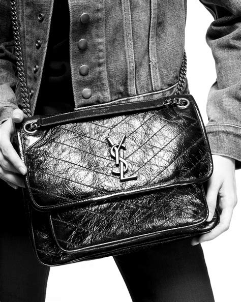 ysl niki bag black